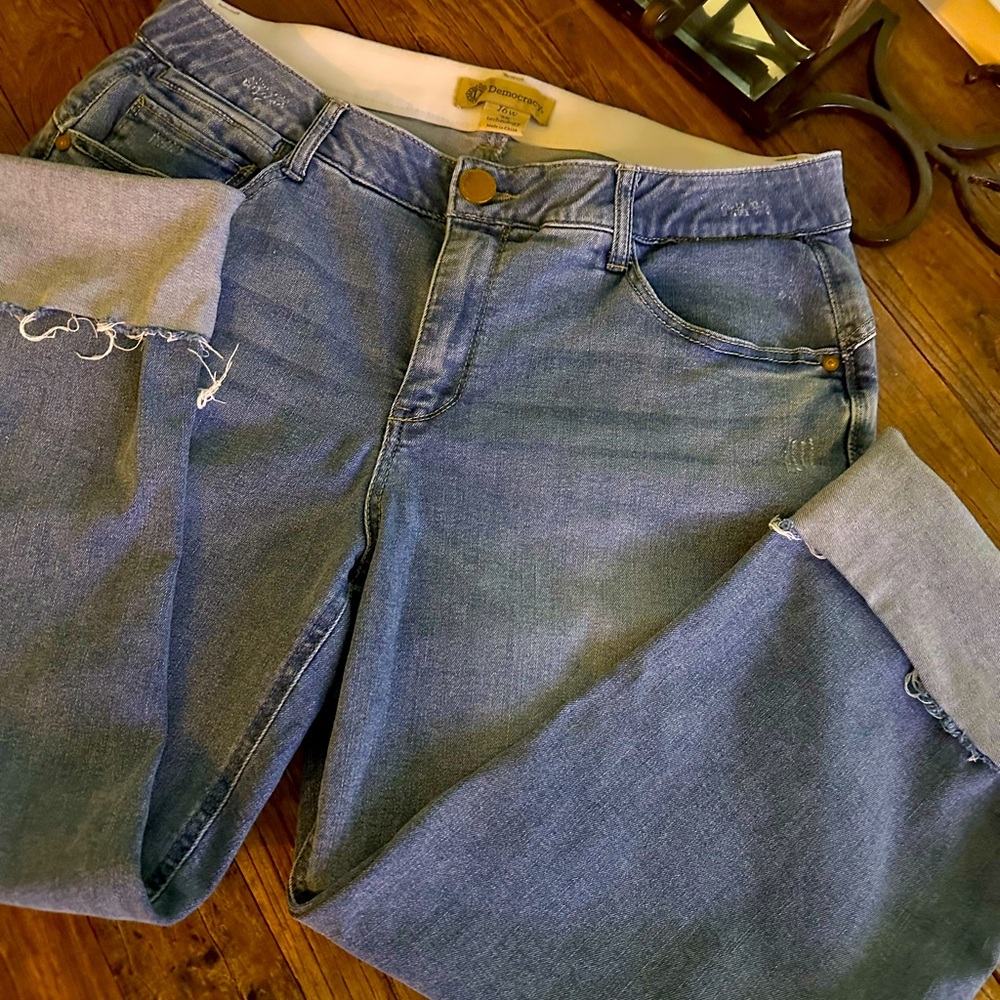 Democracy Light Blue Boyfriend Jeans